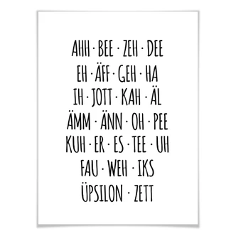 Poster - L’alphabet autrement 