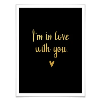 Poster - I`m in love with you 