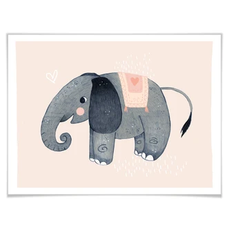 Póster Loske - Elefante 