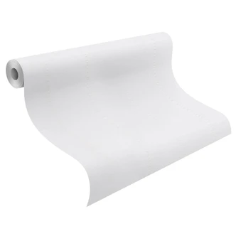 Almindeligt tapet, tekstureret non-woven tapet Bauhaus hvid Almindeligt tapet, tekstureret non-woven tapet Bauhaus hvid