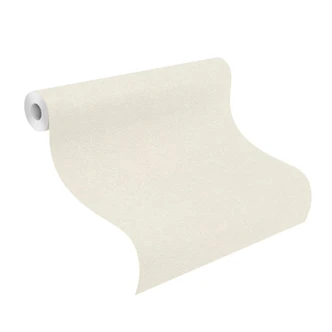 Papier peint intissé Rasch, papier peint uni Composition blanc cassé 
