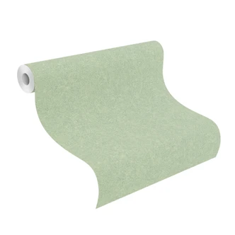 Papier peint intissé Rasch, papier peint uni Composition vert jade 
