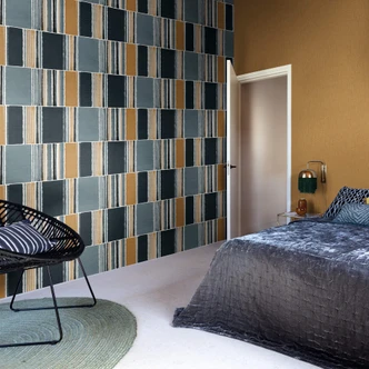 Rasch Papier peint intissé à motifs Florentine III bleu-gris 