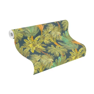 Rasch papier peint intissé, papier peint à motifs Salsa vert fougère 