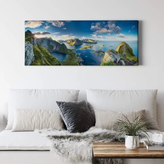 Canvas Print Roemmelt – Reinebringen – panorama Canvas Print Roemmelt – Reinebringen – panorama