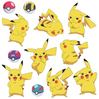 Adesivo – Pikachu Set 