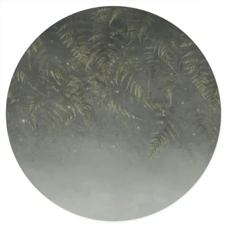 Muursticker varen in het nevelwoud in groen - Ms Tiff - Rond Muursticker varen in het nevelwoud in groen - Ms Tiff - Rond