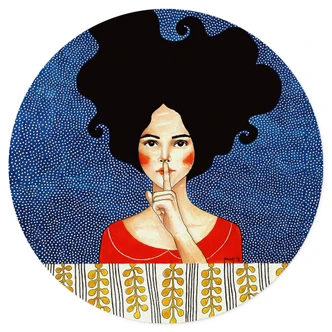 Muursticker Hülya - Quietness 