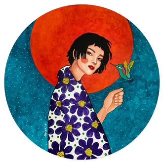 Muursticker Hülya - Leaving Behind 