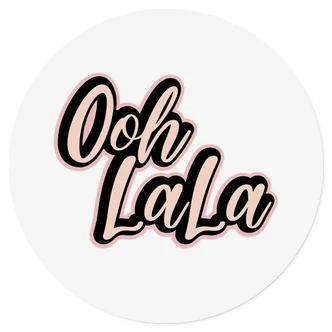 Muursticker Oh La La 