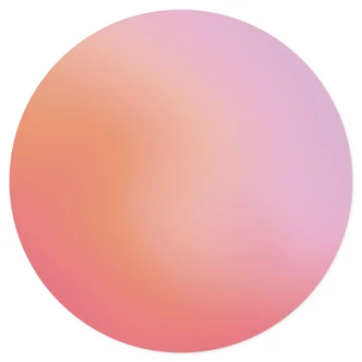 Vinilo decorativo Ombre - Crepúsculo colorido - Redondo 