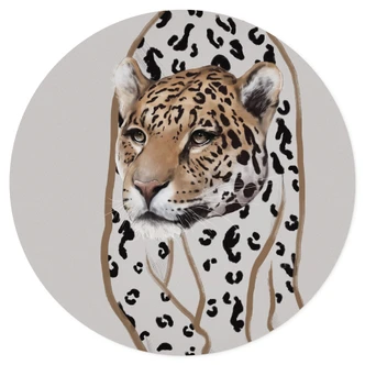 Muursticker Luipaard illustratie - Roberg Muursticker Luipaard illustratie - Roberg