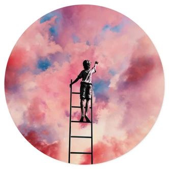 Muursticker Taudalpoi - Painting Clouds 