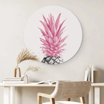 Wandcirkel 1X Studio - Pink Pineapple 