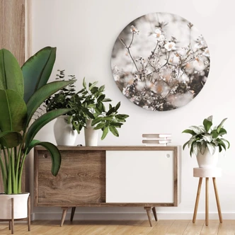 Alu-Dibond Annie - Fiori selvatici - tondo 