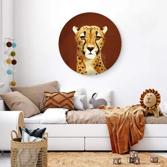 Wandcirkel Braun - Luipaard 