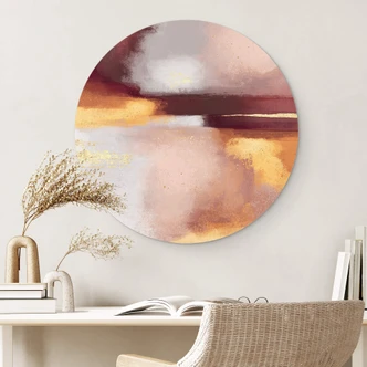 Wandcirkel Fredriksson - Burgundy Amber 