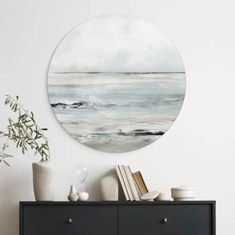 Wandcirkel Golven bij Sandy Bay - Hobday 