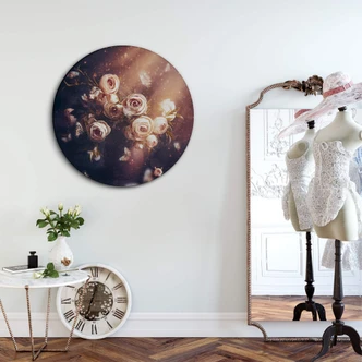 Wandcirkel Kiral - Boeket Rozen 