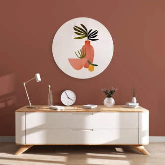 Wandcirkel Kubistika - Juicy Lemons 