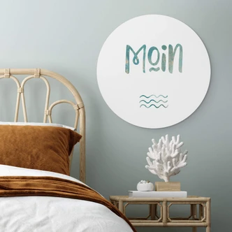 Alu-Dibond Moin - Norddeutscher Gruß Alu-Dibond Moin - Norddeutscher Gruß