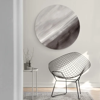 Wandcirkel Nouveauprints - Bergkristal 