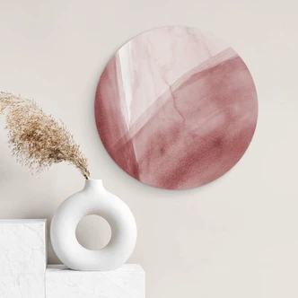 Wandcirkel Nouveauprints - Ruby 