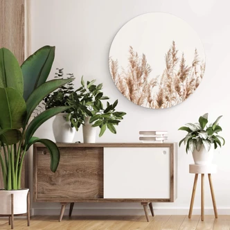 Stampa in Alu-Dibond - Erba tondo 