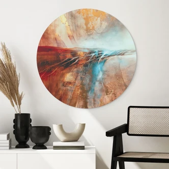 Stampe per pareti Orizzonte luminoso sull'acqua - Schmucker - Alu-Dibond Round Stampe per pareti Orizzonte luminoso sull'acqua - Schmucker - Alu-Dibond Round