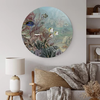 Wandcirkel Sir Edward - Koraalbewoners 