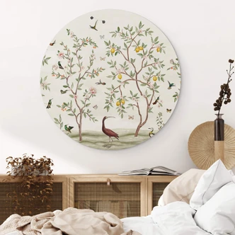 Wandcirkel Sir Edward - Lemon Tree Chinoiserie Wandcirkel Sir Edward - Lemon Tree Chinoiserie