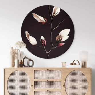 Wandcirkel Treechild - Magnolia Blossoms 