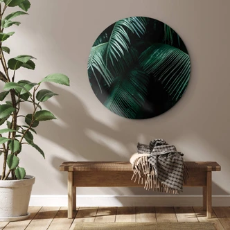 Wandcirkel Tropisch Botanisch Wandcirkel Tropisch Botanisch