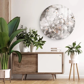 Glasschilderij Annie - Wild Flowers 