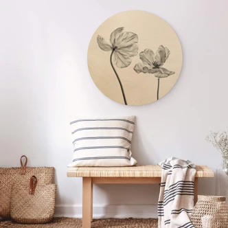 Wandcirkel Hout Grønkjær - Tulpen 