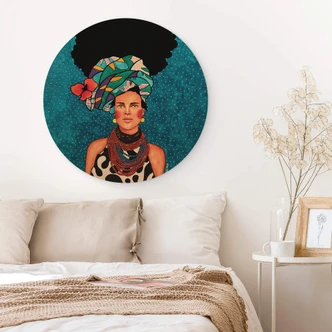 Wandcirkel Hout Hülya - Feelings 