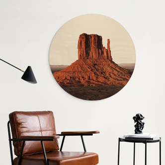 Wood Print Rock Formation in Monument Valley - Hugonnard - Round 