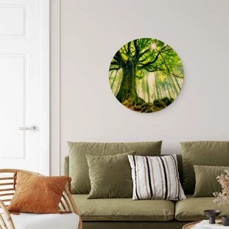 Wandcirkel Hout Kiciak - Sprookjesbos 