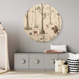 Wandcirkel Hout Kikki Belle - Forest Beauties 