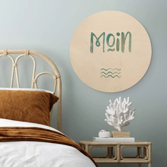 Wandcirkel Hout Moin 