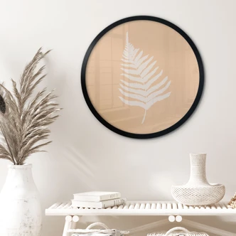 Plakat Silhuet af bregneblad - 1X Studio 