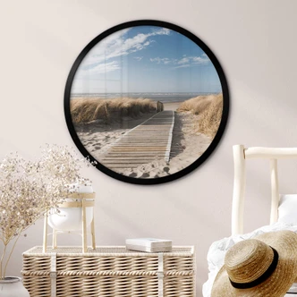 Poster An der Ostsee - Rund 