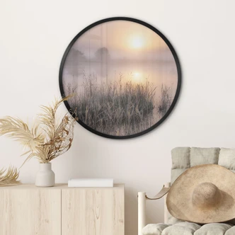 Póster Día brumoso de otoño - Eisenmann - Redondo 