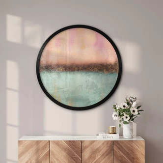 Poster Fredriksson - Farben des Sommers - Rund 