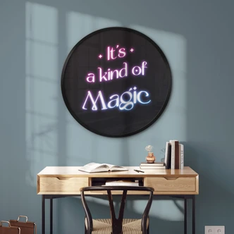 Poster Songtekst - It's a kind of magic 