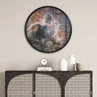 Poster James Webb Telescope - Tarantula Nebula - Rund 