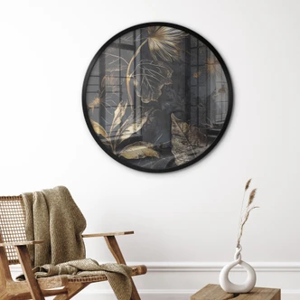 Póster Plantas en la noche - Jaszke - Redondo 