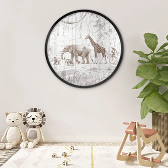 Poster Jungleparade met dieren - Kikki Belle 