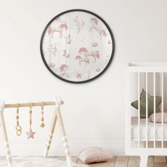 Unicorn dream poster - Kikki Belle - Round 