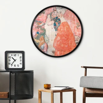 Poster Klimt - Die Freundinnen - Rund 